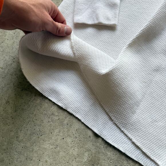 Men's Vintage 90's Forester White Thermal Long John's Waffle Knit Shirt Sz Large - Picture 5 of 7